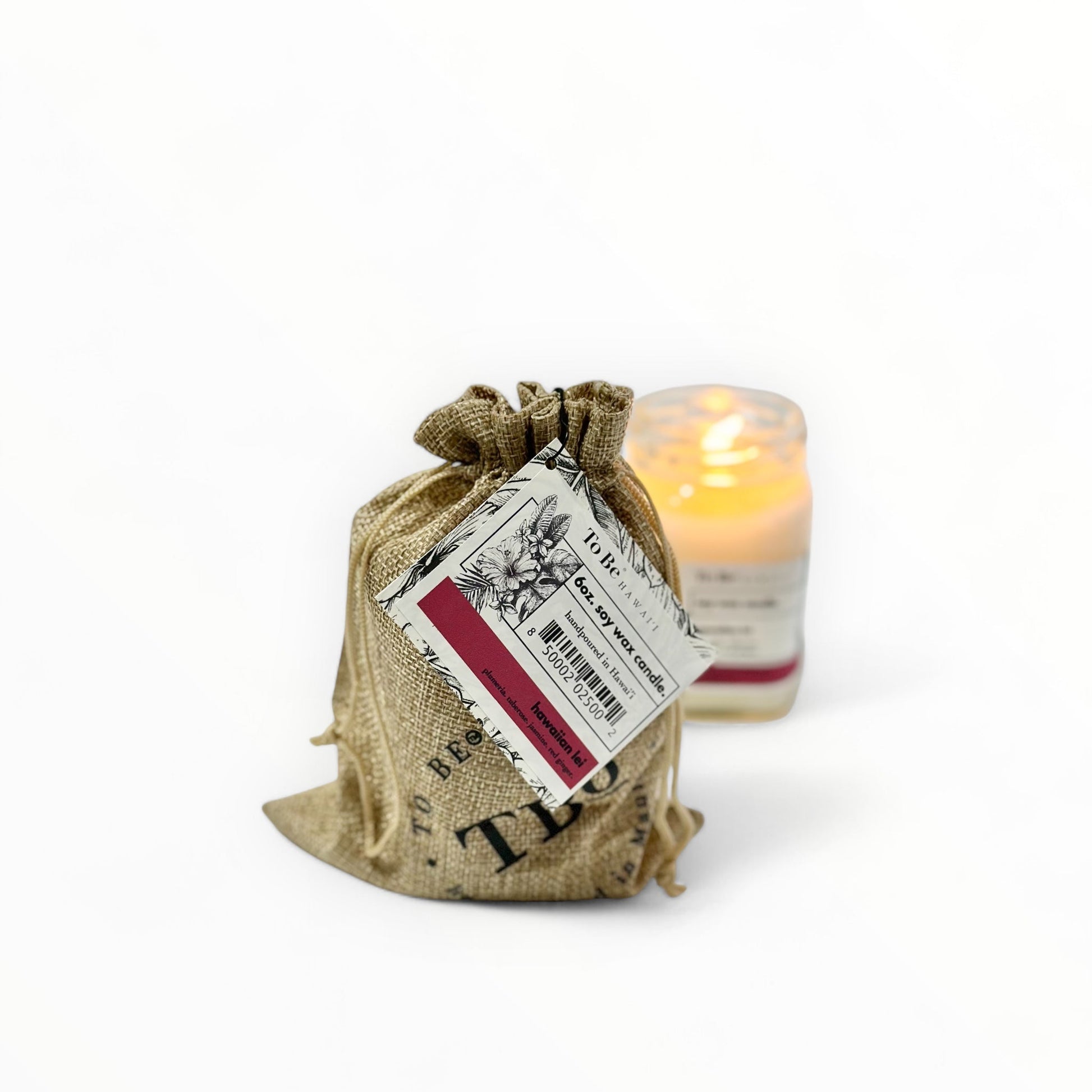 To Be Hawai'i Hawaiian Lei Soy Wax Candle Handmade Soy Candle To Be Hawai'i