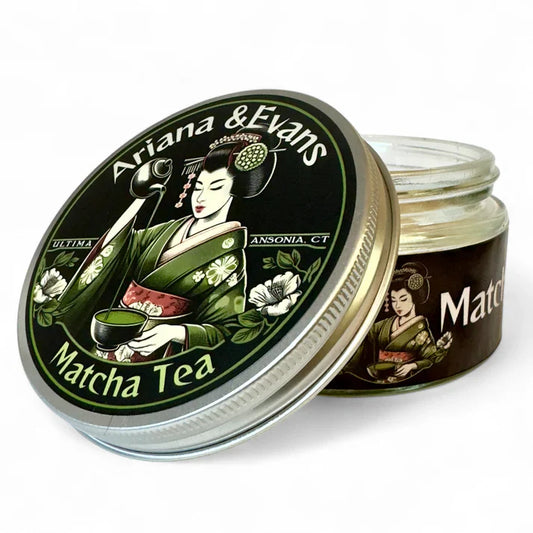 Ariana & Evans Matcha Tea Ultima Shaving Collection Shaving Set Pasteur Pharmacy Shaving Soap 4 oz