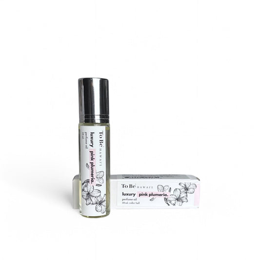 To Be Hawai'i Pink Plumeria Luxury Perfume Roller Bath & Body To Be Hawai'i