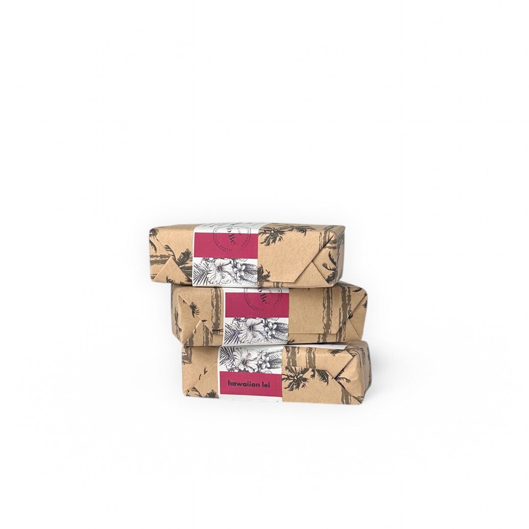 To Be Hawai'i Hawaiian Lei Exfoliating Soap Bar Handcrafted Soap To Be Hawai'i Travel Bar (1.5 oz)