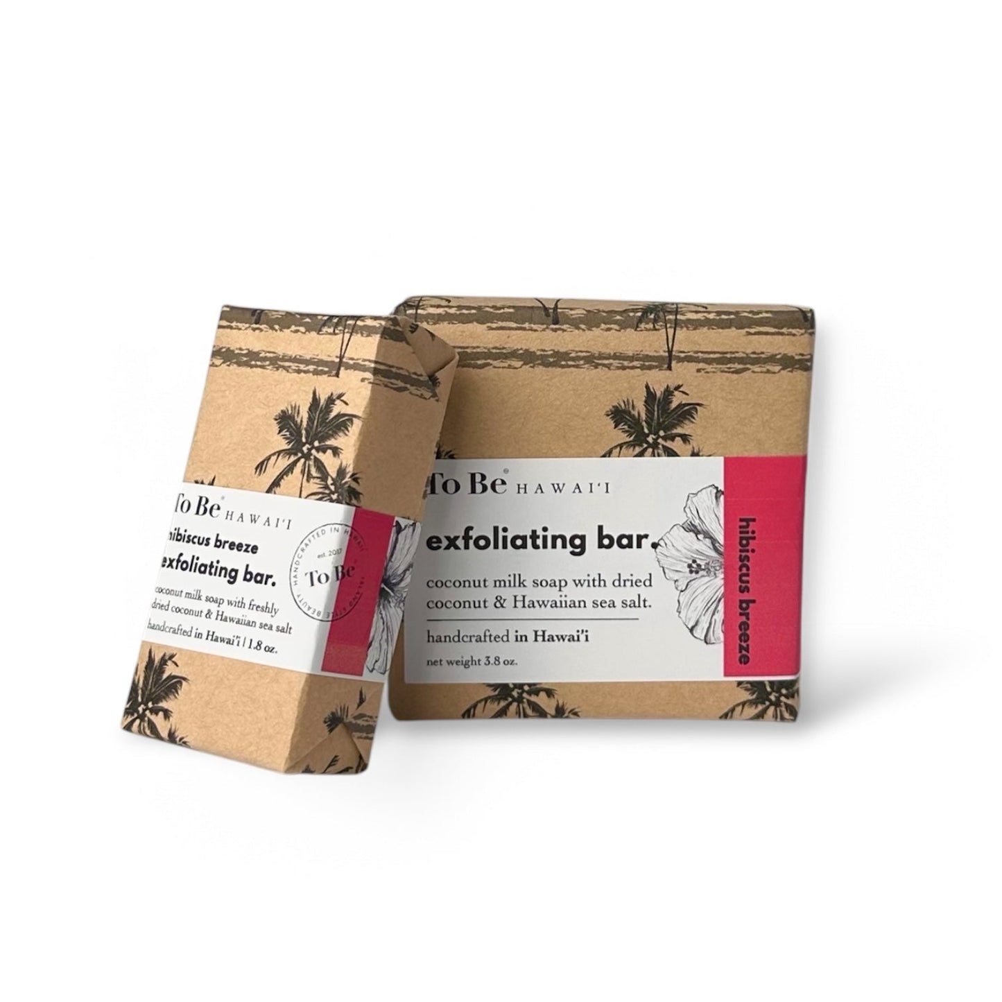 To Be Hawai'i Hibiscus Breeze Exfoliating Soap Bar Handcrafted Soap To Be Hawai'i