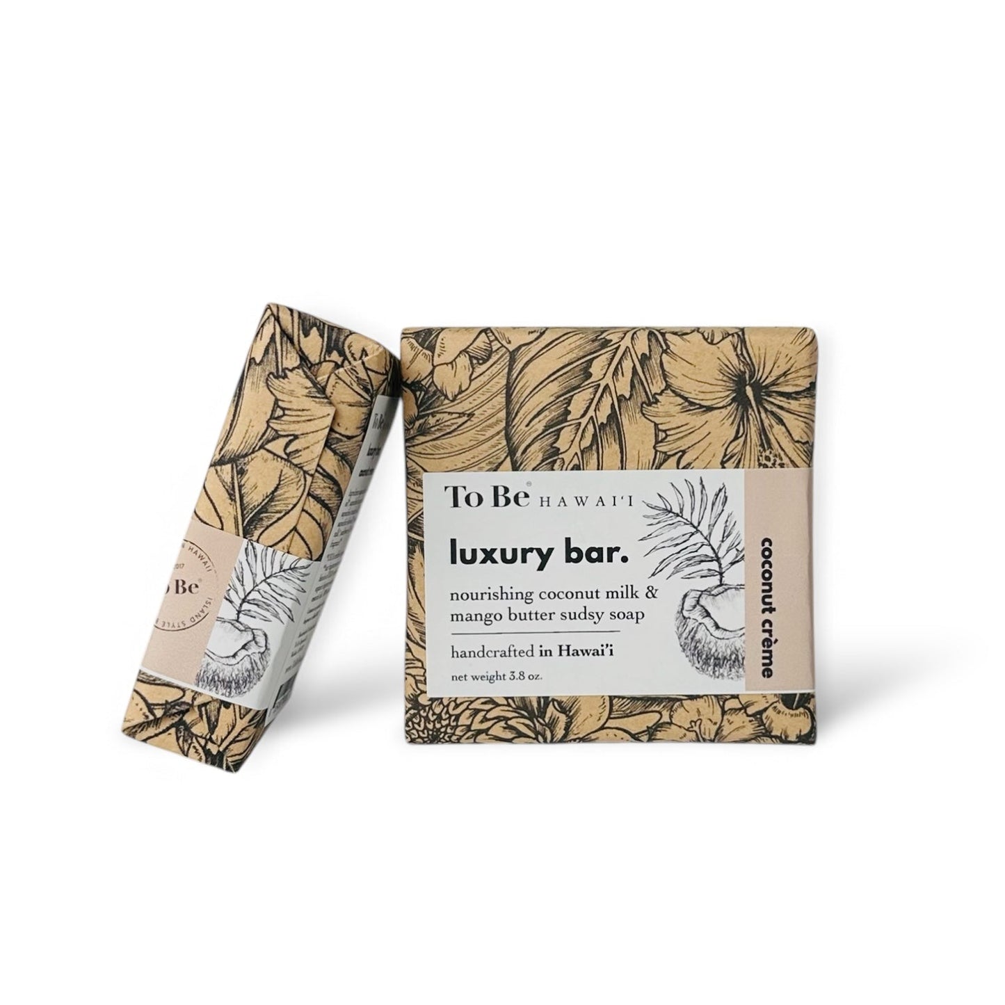 To Be Hawai'i Coconut Crème Luxury Soap Bar Handcrafted Soap To Be Hawai'i