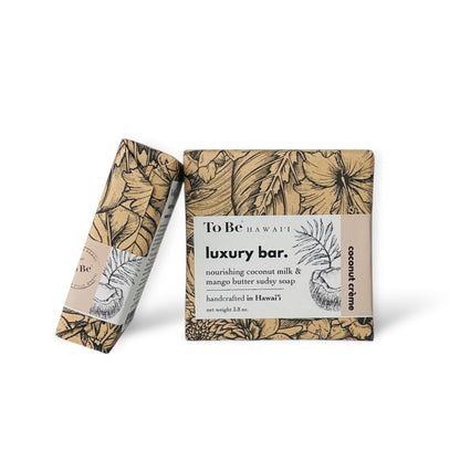 To Be Hawai'i Coconut Crème Luxury Soap Bar Handcrafted Soap To Be Hawai'i