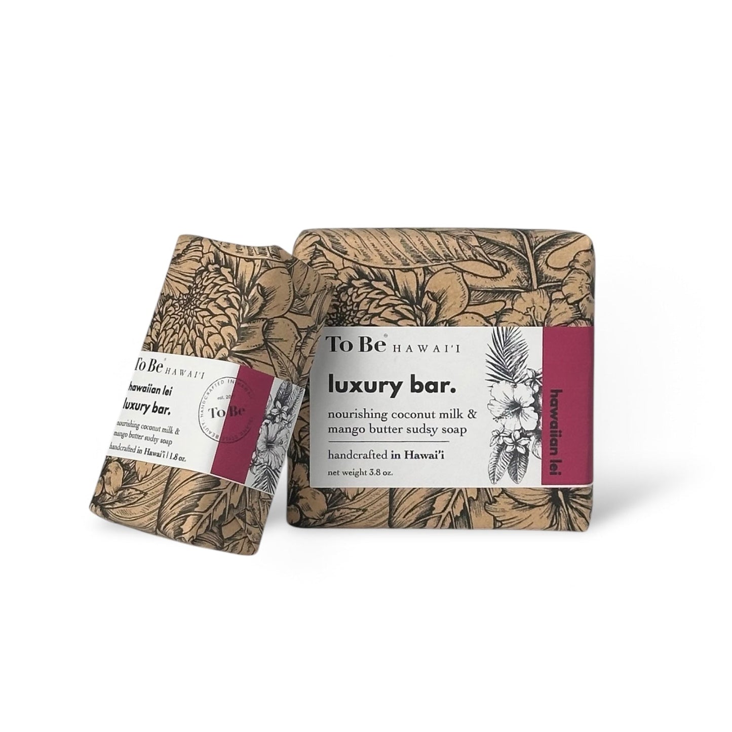 To Be Hawai'i Hawaiian Lei Luxury Soap Bar Handcrafted Soap To Be Hawai'i