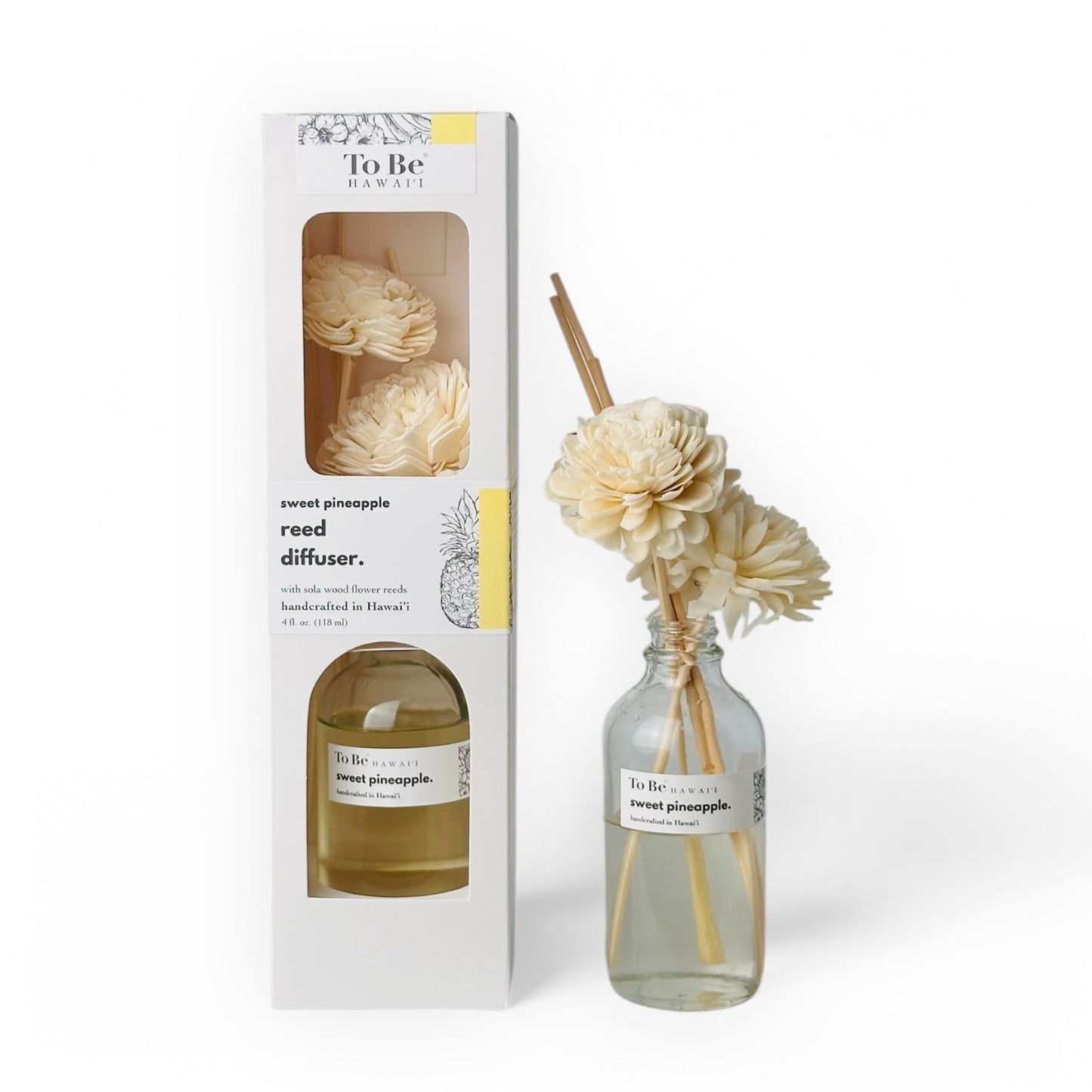 To Be Hawai'i Sweet Pineapple Reed Diffuser Reed Diffuser To Be Hawai'i