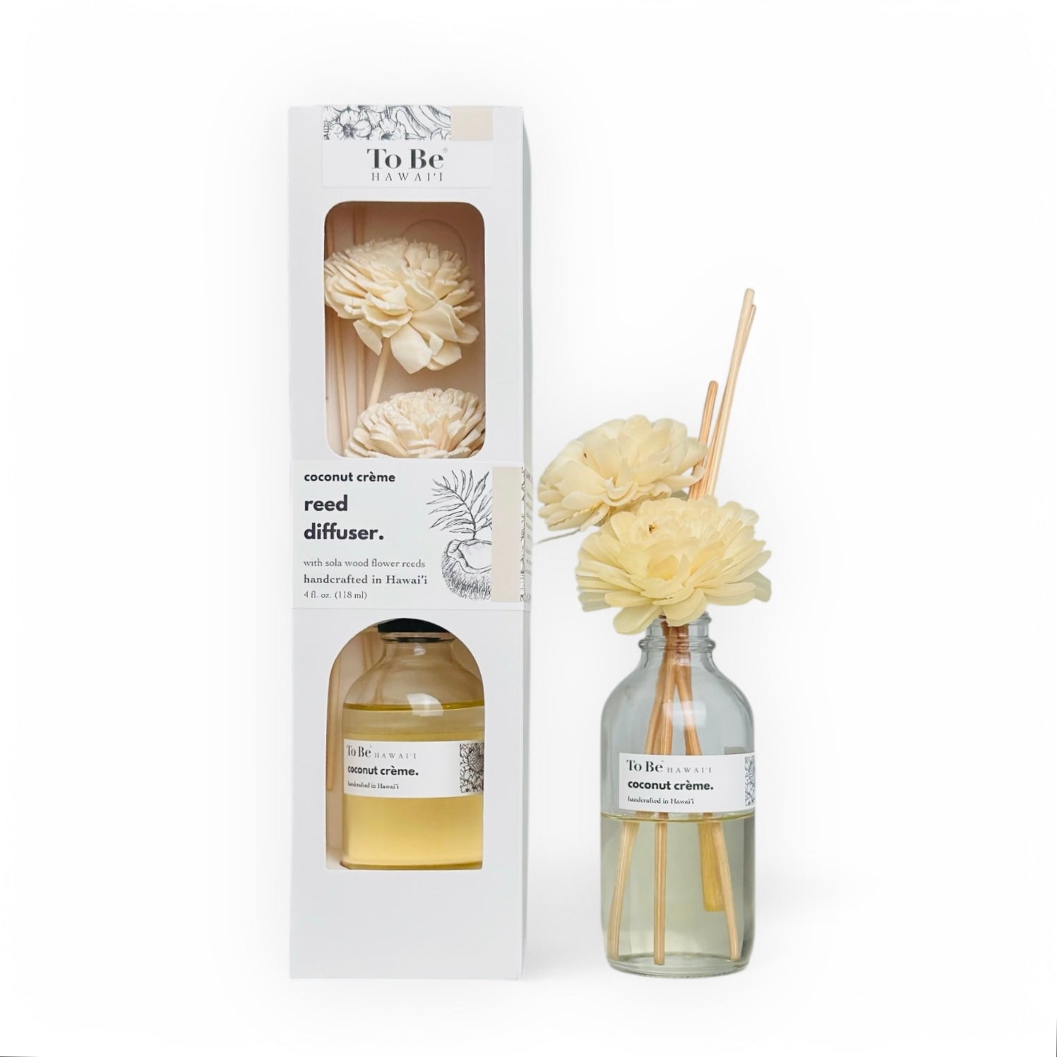 To Be Hawai'i Coconut Creme Reed Diffuser Reed Diffuser To Be Hawai'i
