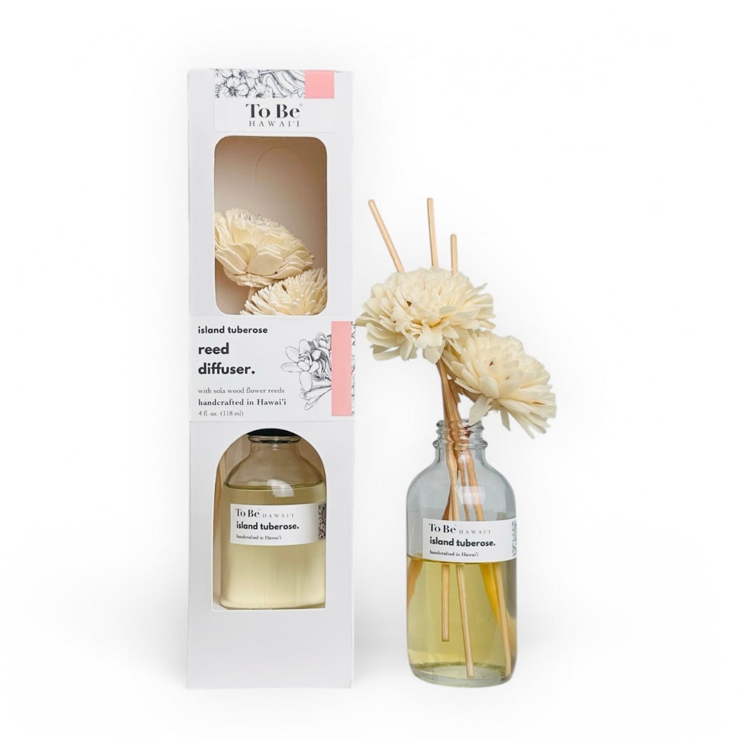 To Be Hawai'i Island Tuberose Reed Diffuser Reed Diffuser To Be Hawai'i