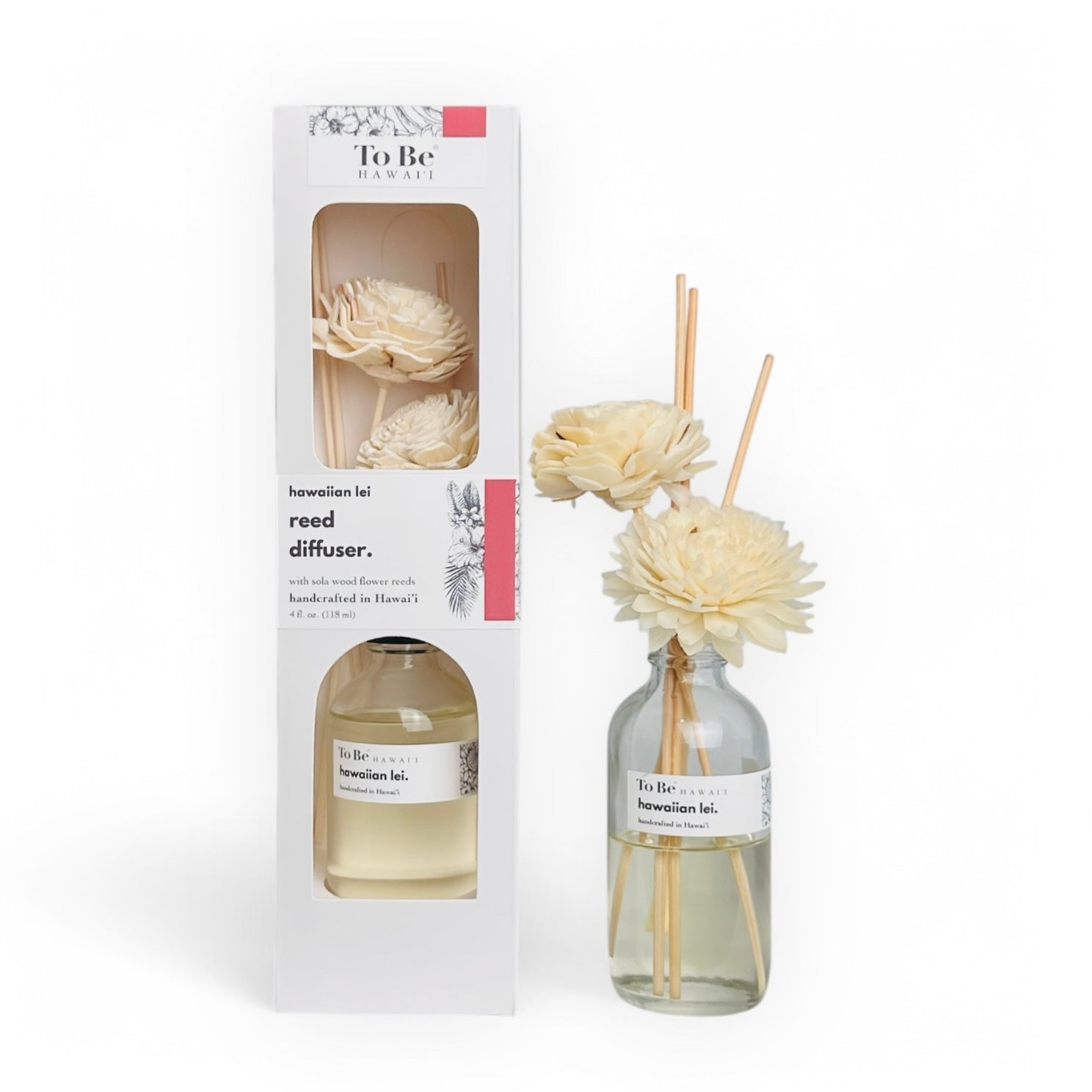 To Be Hawai'i Hawaiian Lei Reed Diffuser Reed Diffuser To Be Hawai'i