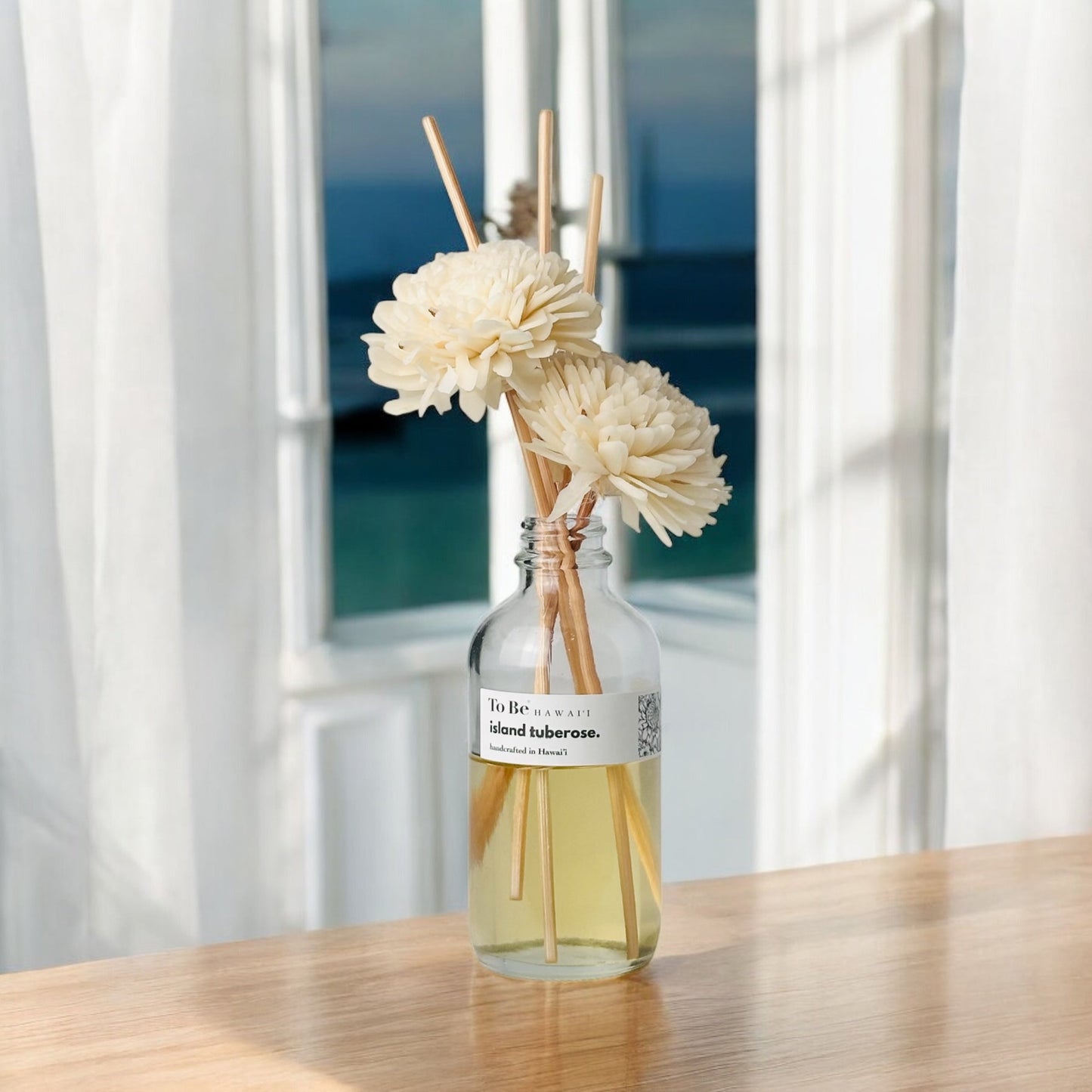 To Be Hawai'i Island Tuberose Reed Diffuser Reed Diffuser To Be Hawai'i