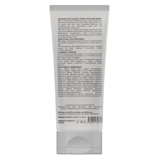 The Ceel Rice Milk Brightening & Hydrating Face Cream 50 ml