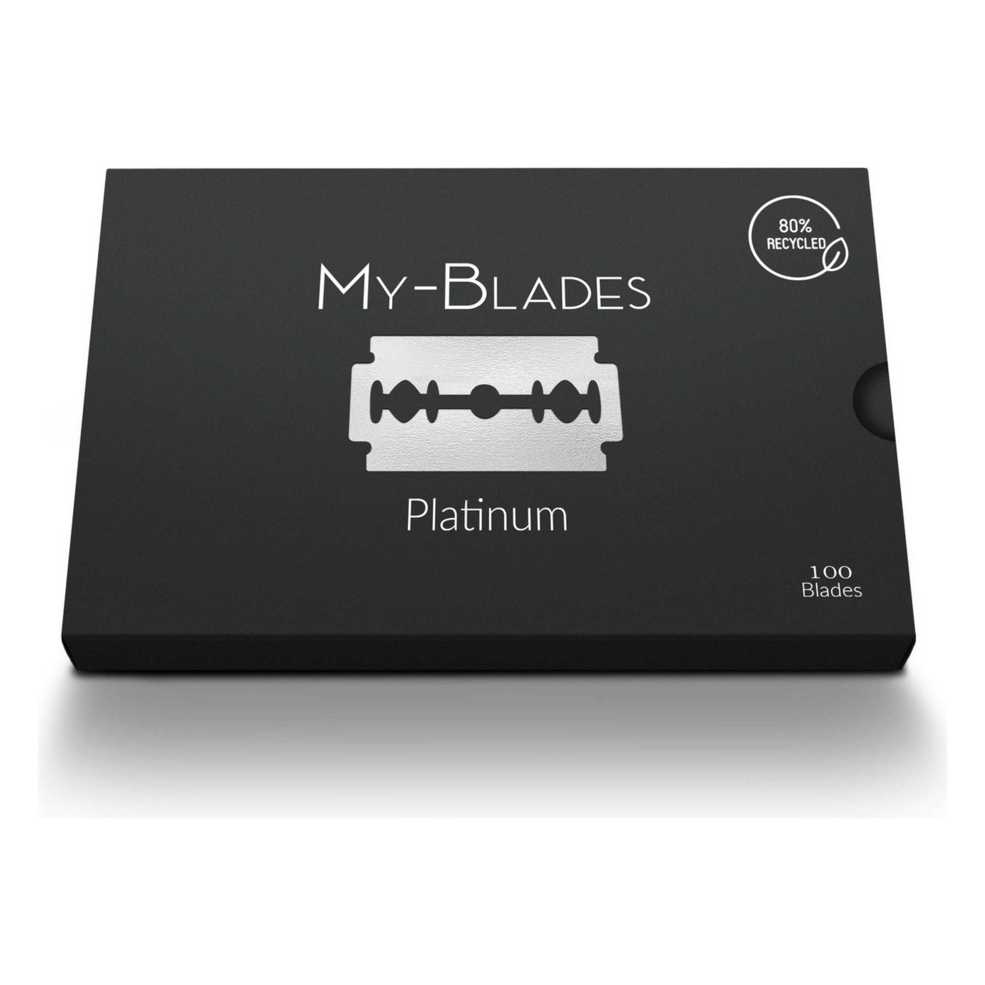 My-Blades Platinum Double Edge Razor Blades 100 ct Razor Blades Pasteur Pharmacy