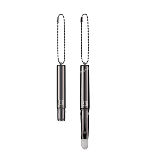 Braye Pocket Lip Brush Dark Silver Compact Precision Tool