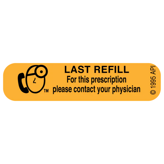 Label Last Refill 177 Ct Medical Supplies Pasteur Pharmacy