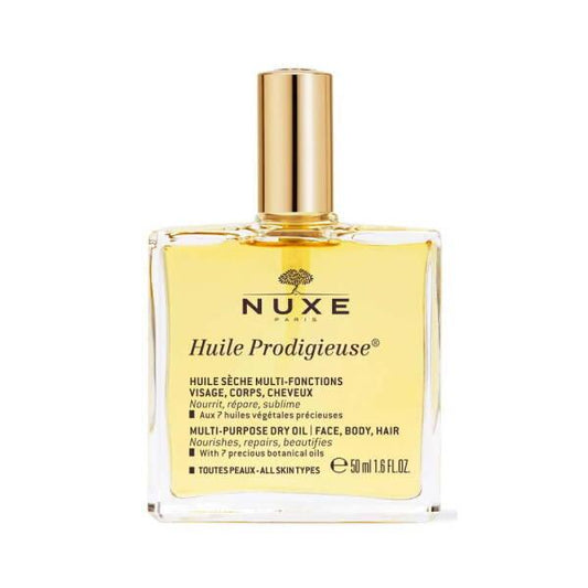 Nuxe Huile Prodigieuse Huile Sèche Nourrissante Visage, Corps et Cheveux - Soin naturel multi-usages pour la peau et les cheveux