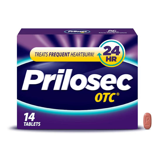 Prilosec OTC: 24-Hour Acid Reducer for Frequent Heartburn Relief Personal Care Pasteur Pharmacy