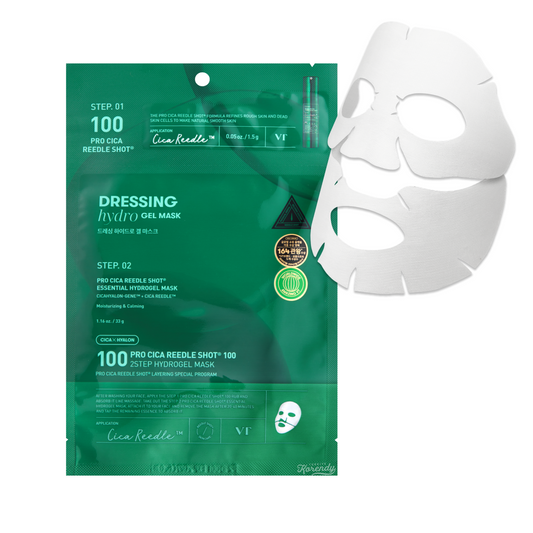 VT Cosmetics Pro Cica Reedle Shot 2STEP Hydrogel Mask 1.5g + 33g