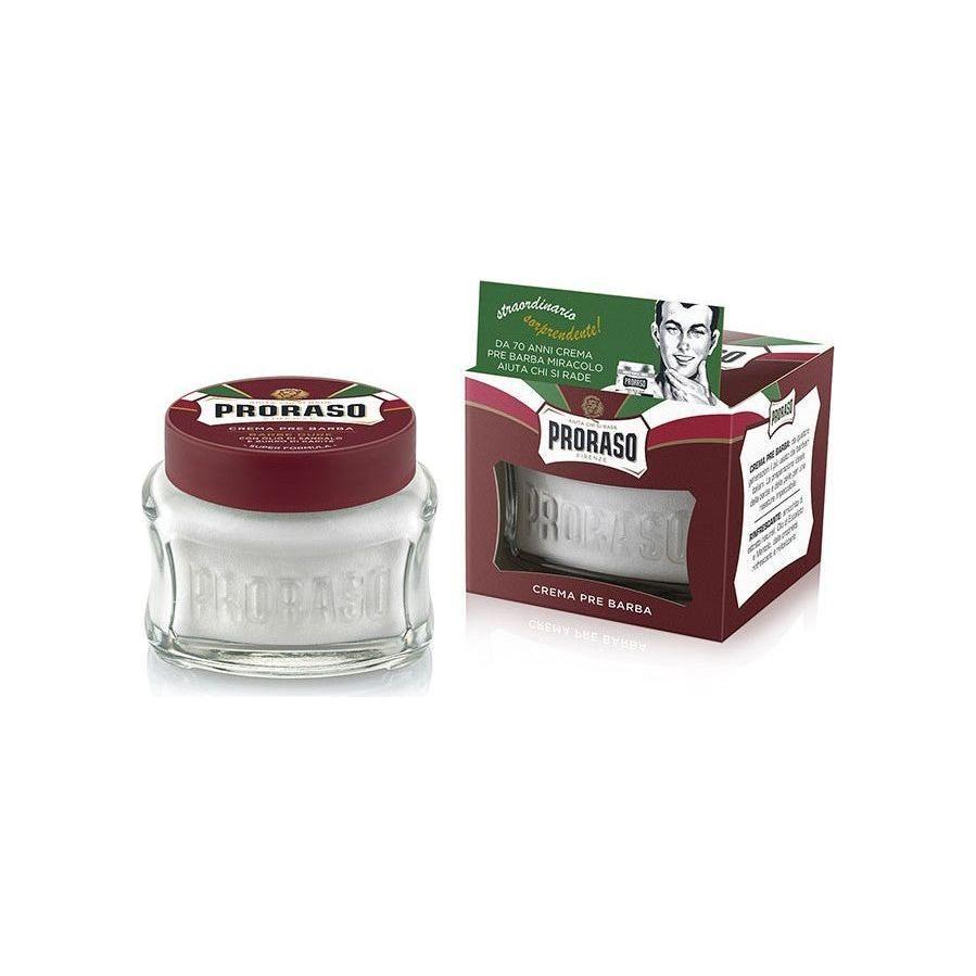 Proraso Moisturizing & Nourishing With Sandalwood Oil & Shea Butter Super Formula Pre-Shave Cream 3.6 Oz Pre-Shave Cream Pasteur Pharmacy