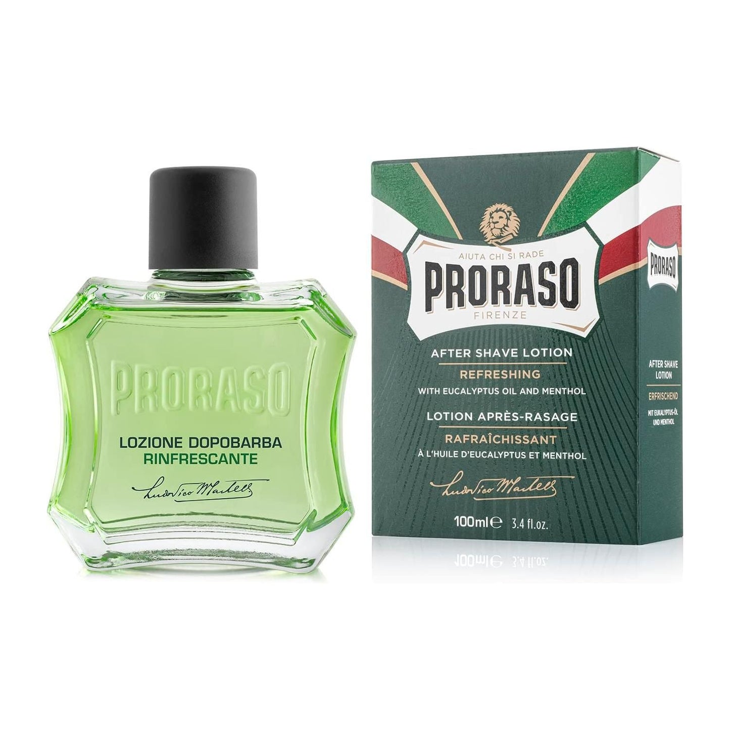 Proraso Aftershave With Eucalyptus Oil And Menthol New Formula 3.4 Oz Aftershave Pasteur Pharmacy