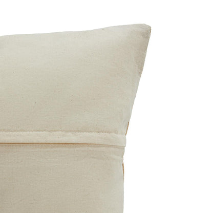Ensemble de housses de coussin en jute Ocean Home - 2 motifs feuilles 50x50 cm - Fibre naturelle, style bohème, housses de coussin décoratives rustiques