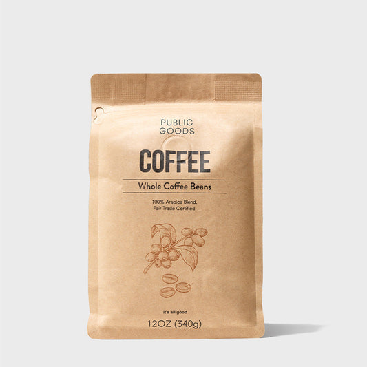 Whole Bean Coffee Grocery Public Goods