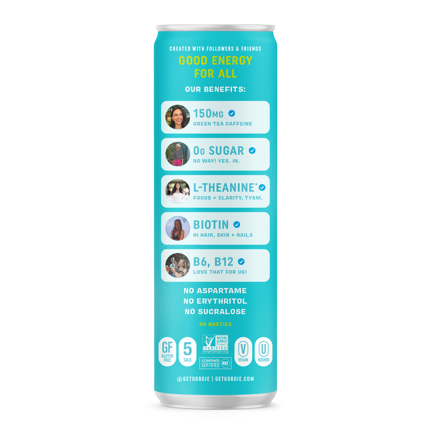 GORGIE Energy Drink - Sparkling Tropical Punch - 12 Cans Pack Energy Drink GORGIE