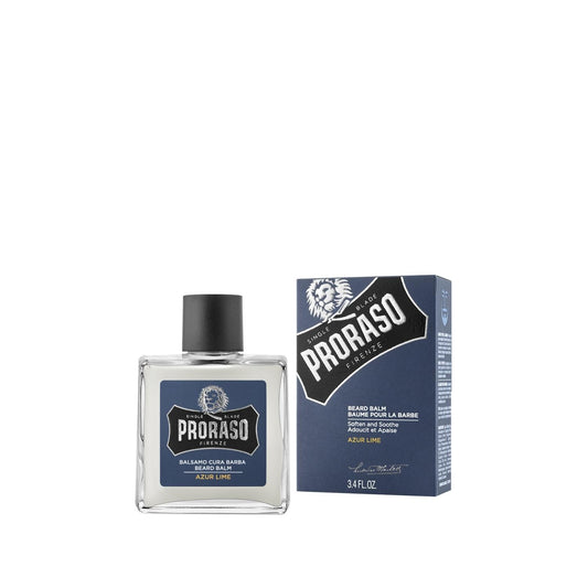 Proraso Azure Lime Beard Balm for Men - 3.38 fl oz, Natural Beard Care and Conditioning