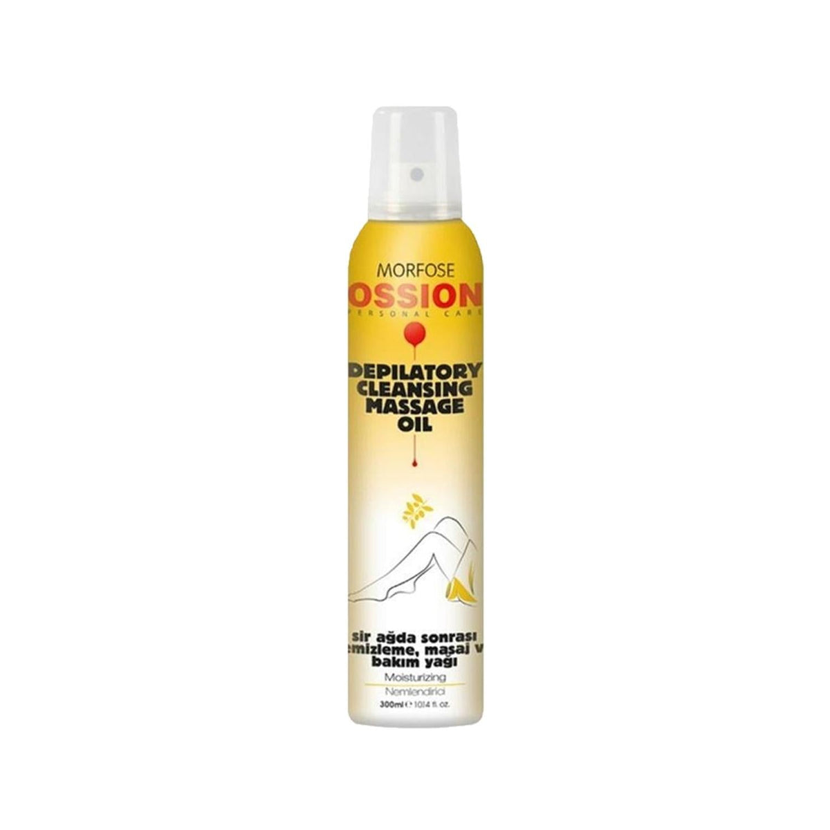 Morfose Ossion Post-Waxing Care Oil 300ml - Soothe and Nourish Skin After Waxing
