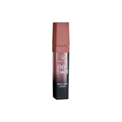 Rouge à lèvres liquide mat Golden Rose - Longue tenue, confortable, couleur intense