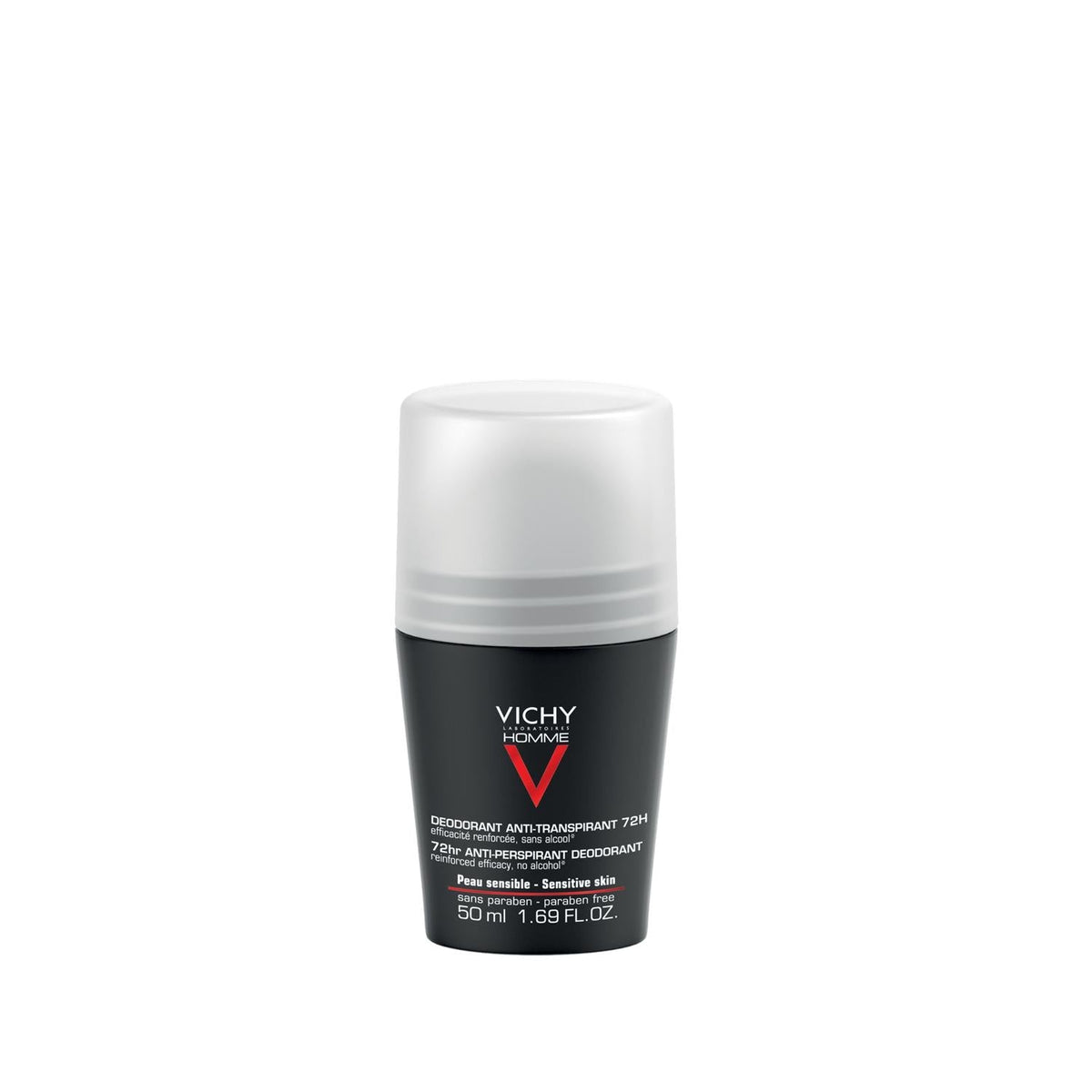 Vichy Stress Resist 72H Antiperspirant Roll-On Deodorant for Women: Gentle, Long-Lasting Odor & Sweat Protection for Sensitive Skin
