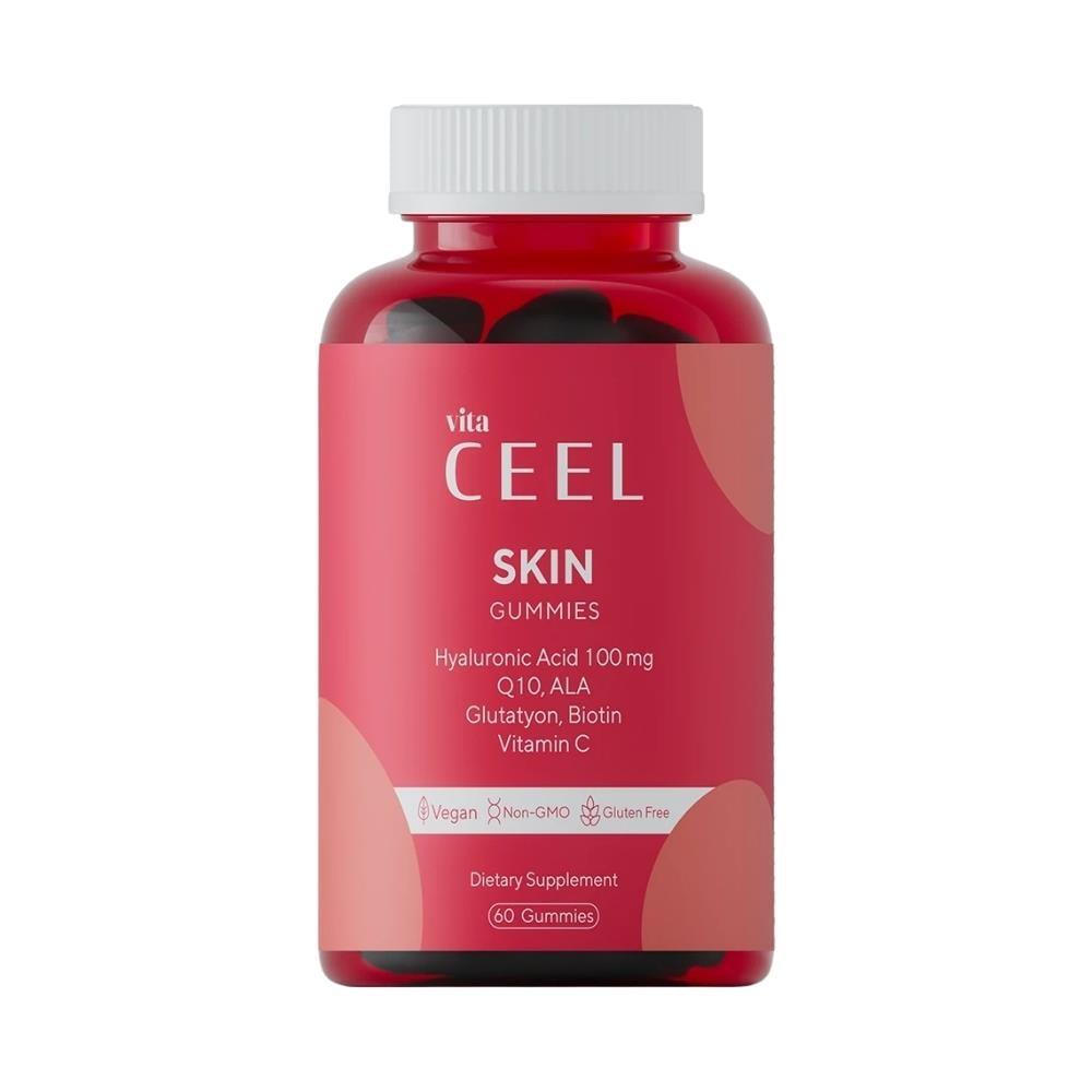 Vita CEEL Skin 60 Gummies - Skin Health Support | Strawberrry Flavor