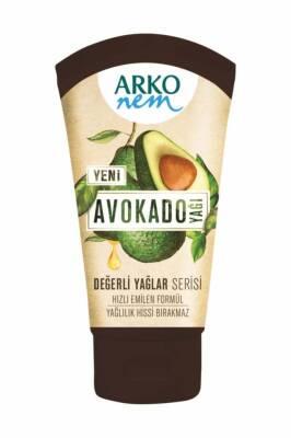 Crema hidratante Arko con aceite de aguacate - Hidratación 24 horas, no grasa, enriquecida con vitaminas para piel seca
