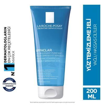 La Roche Posay Effaclar Gel 200ml - Gel limpiador facial sin jabón para pieles sensibles y grasas