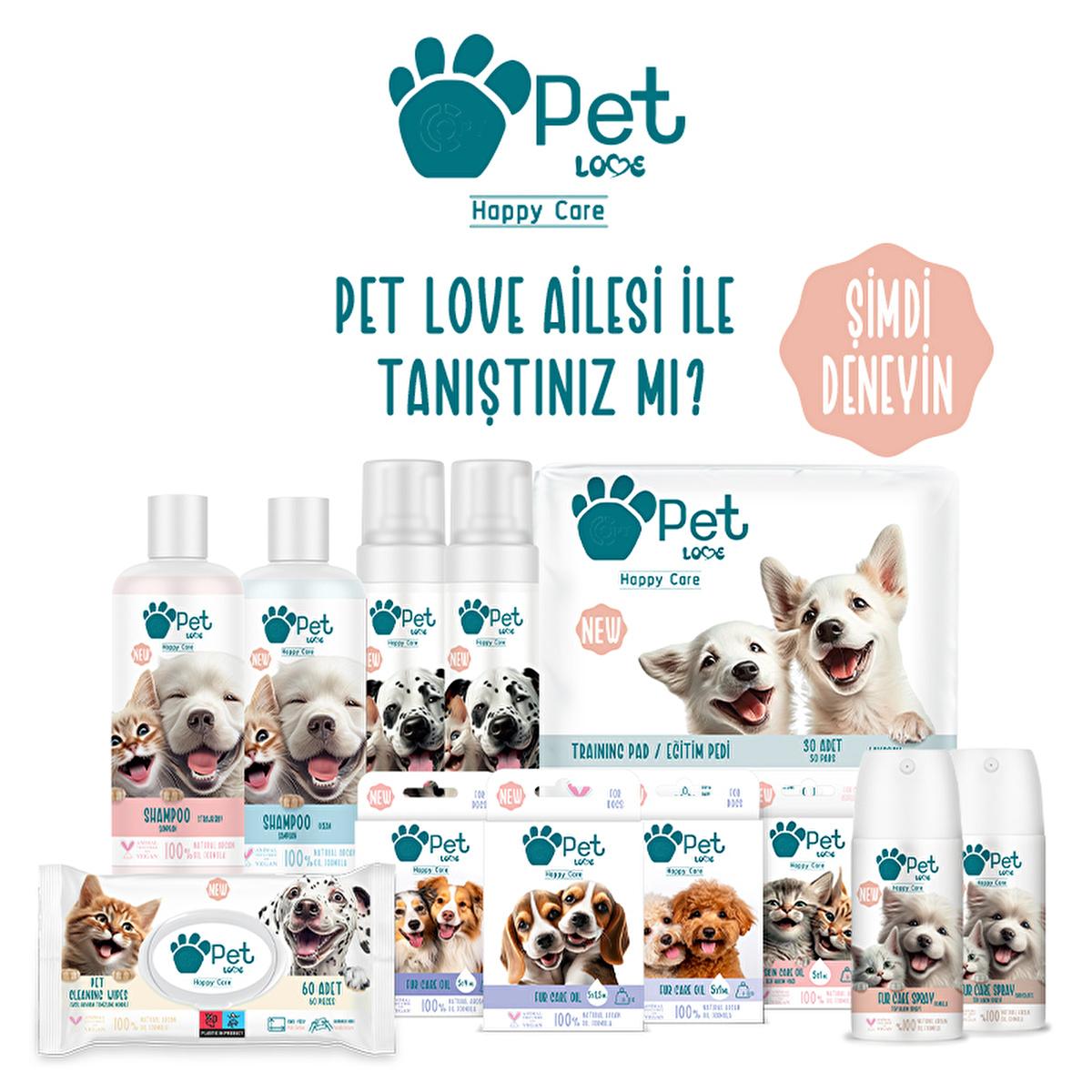 Pet Love Argan Oil Pet Shampoo for Cats & Dogs - Natural, Gentle, 7.61 fl oz