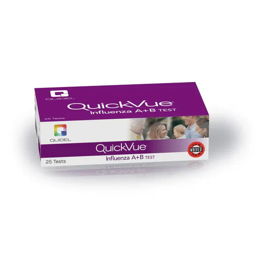QuickVue Influenza A+B Test Kit (25 Count) Medical Tests Pasteur Pharmacy