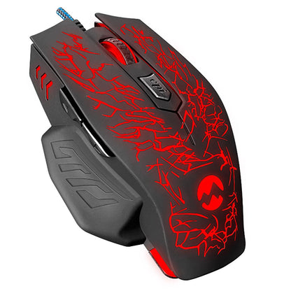 Souris de jeu filaire Everest SM-700 - DPI personnalisable, capteur optique, noir
