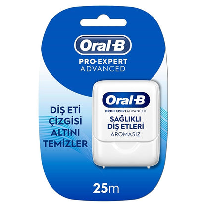 Fil dentaire Oral-B Pro-Expert Clinic Line 25 m - Arôme menthe, doux pour les gencives