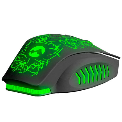 Souris de jeu filaire Everest SM-700 - DPI personnalisable, capteur optique, noir