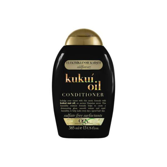 OGX Kukui Oil Conditioner - Moisturizing Anti-Frizz Hair Care for Dry Damaged Hair
