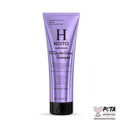 Hoito Superfood : Shampoing anti-chute pour la pousse, la brillance et la force des cheveux - Shampoing à la biotine