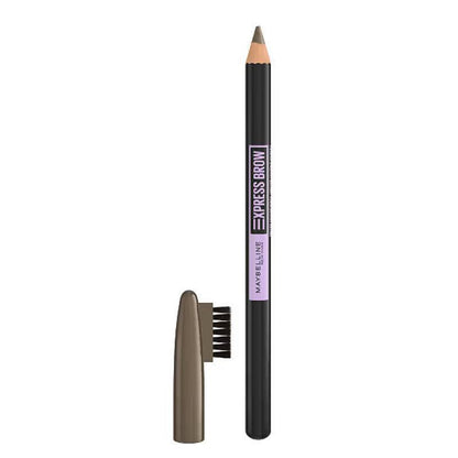 Maybelline Crayon Sourcils Express 04 Brun Moyen - Crayon à sourcils longue tenue pour un look naturel