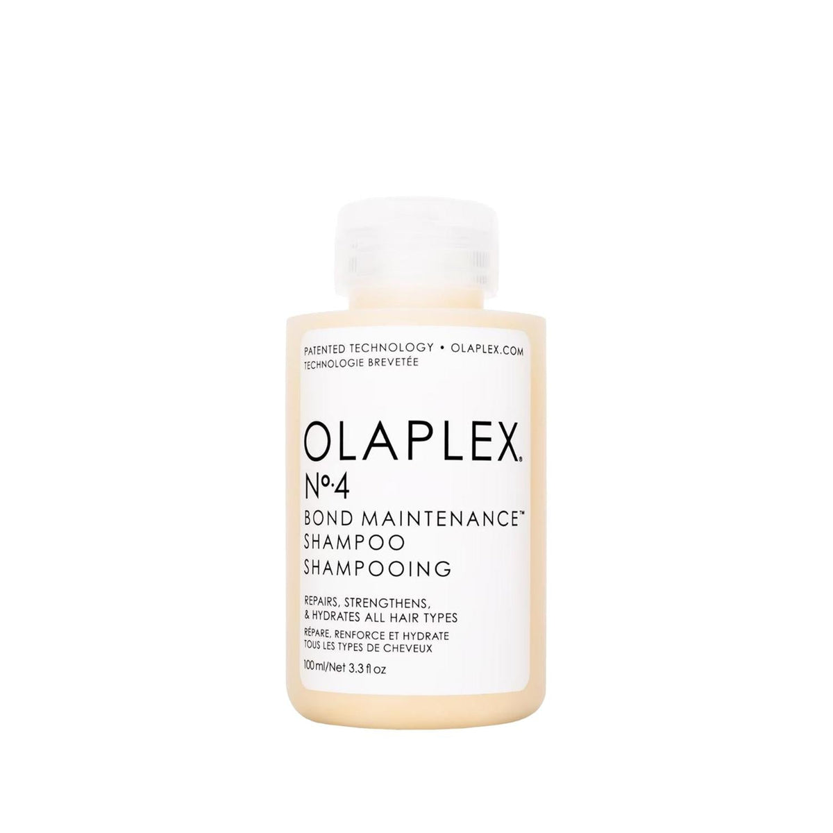 Shampoing d'entretien des liaisons Olaplex No. 4 pour cheveux abîmés 100 ml