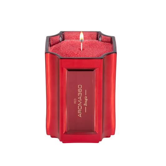 Aroma360 (RED) Bougie Candle Sand Wax Set Candle Aroma360
