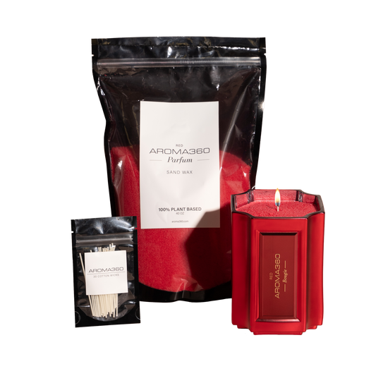 Aroma360 (RED) Bougie Candle Sand Wax Set Candle Aroma360 Red Red 30-Pack