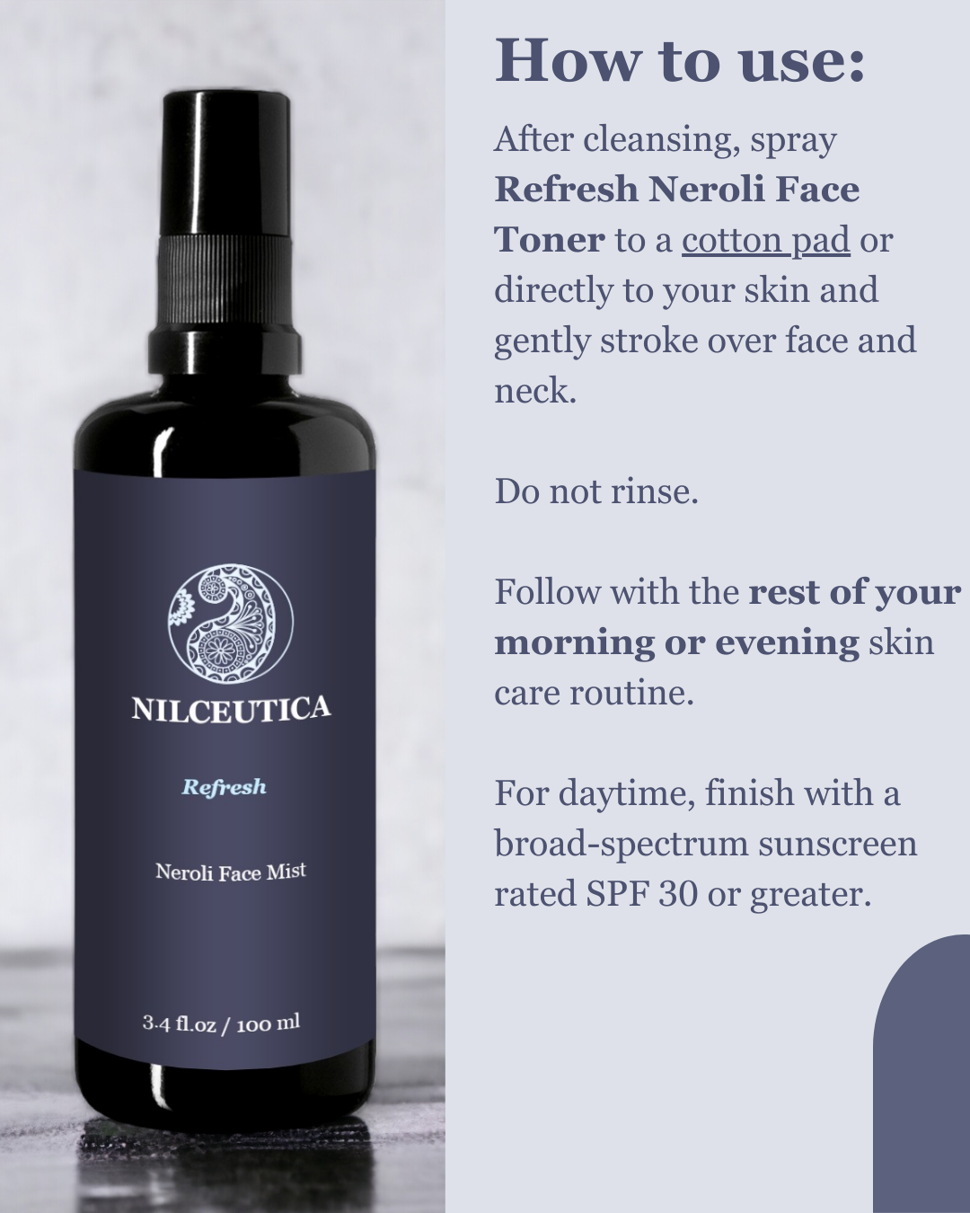 NILCEUTICA Refresh Hyaluronic Acid Toning Face Mist Anti-Aging NILCEUTICA