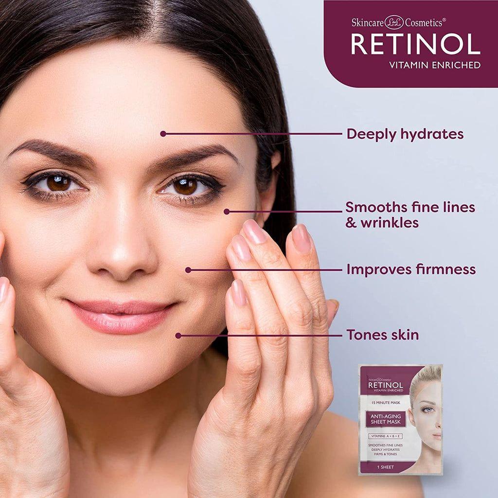 Retinol Anti-Aging Sheet Mask - 5 Sheet Masks Sheet Masks Pasteur Pharmacy