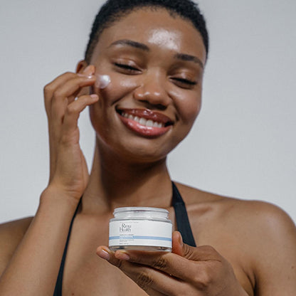 Rimu Health : Crème pour le visage à l'acide hyaluronique et à la niacinamide - Hydratation intense, teint unifié, soin hydratant anti-âge, testé dermatologiquement, 50 ml