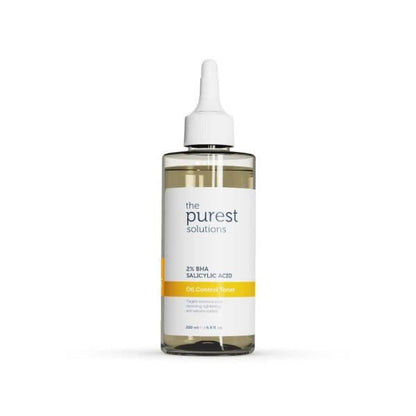 The Purest Solutions Tónico Control de Grasa con 2% de Ácido Salicílico BHA - Cuidado de la piel natural para piel grasa