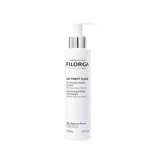 Filorga Age-Purify Clean: Gel limpiador facial para una piel clara, luminosa y suave - Limpiador facial exfoliante, antiimperfecciones y purificante de poros
