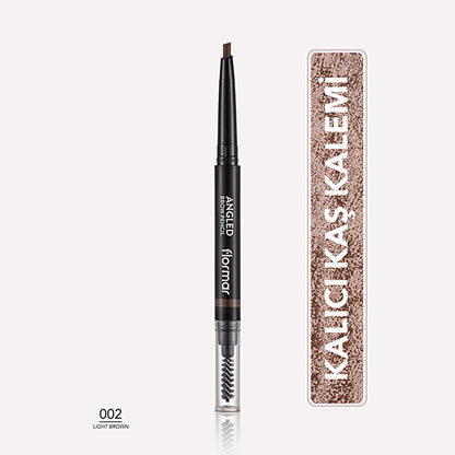 Crayon à sourcils biseauté Flormar brun clair : définissez et structurez vos sourcils pour un look naturel et anti-taches tout au long de la journée