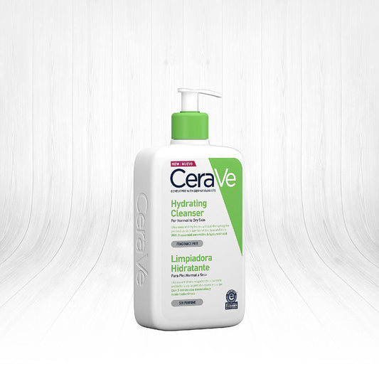 Nettoyant Hydratant CeraVe : Gel nettoyant visage doux à l'acide hyaluronique et aux céramides pour peaux sèches à sensibles - 236 ml
